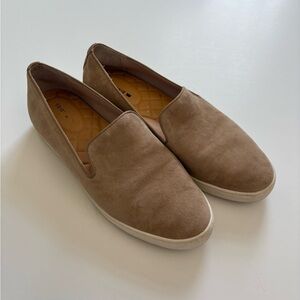 Birdies Beige Suede Leather Slip On Shoes Size 8